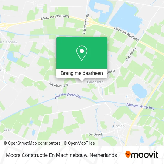 Moors Constructie En Machinebouw kaart