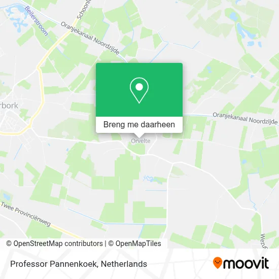 Professor Pannenkoek kaart