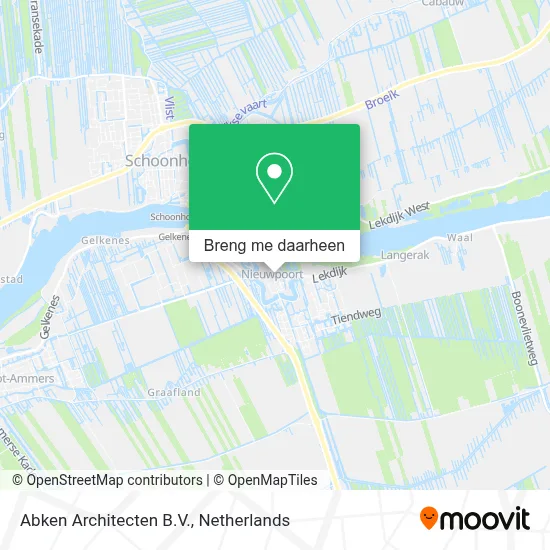 Abken Architecten B.V. kaart