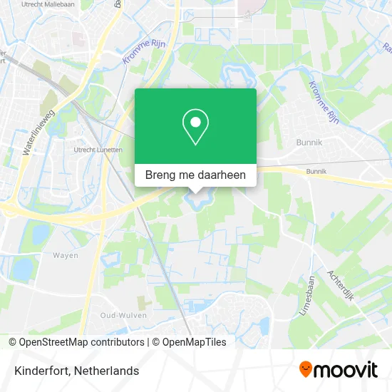 Kinderfort kaart
