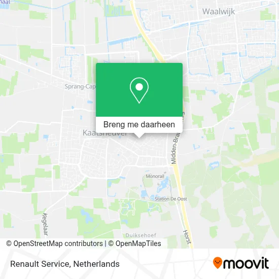 Renault Service kaart