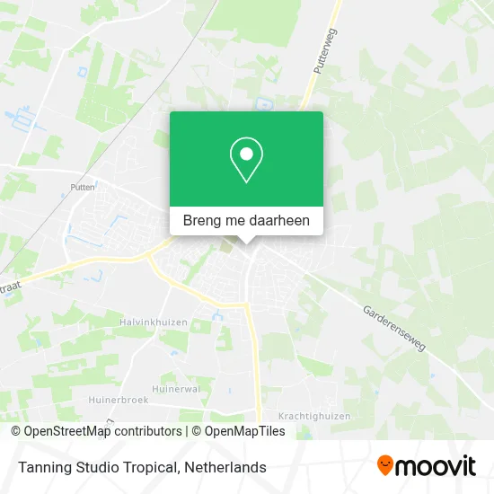 Tanning Studio Tropical kaart
