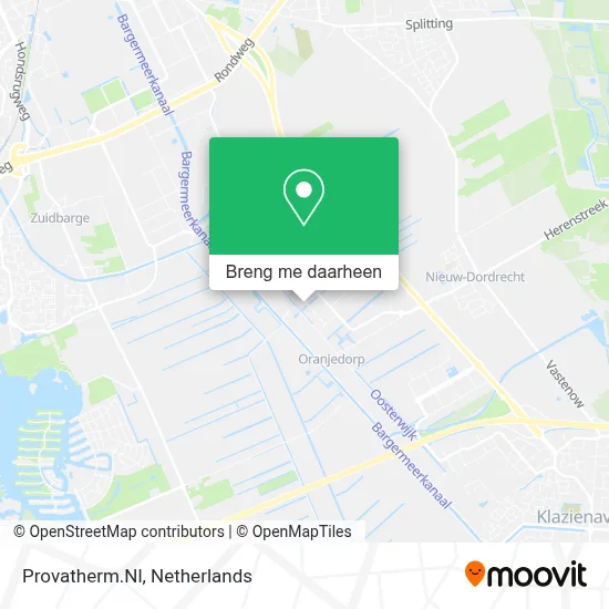 Provatherm.Nl kaart
