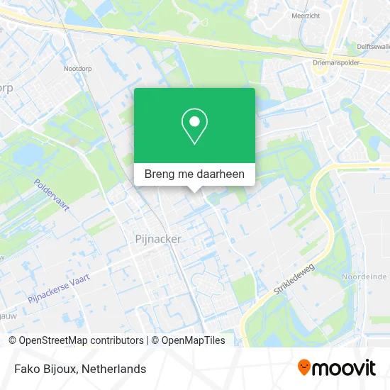 Fako Bijoux kaart
