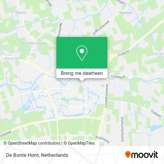 De Bonte Hont kaart