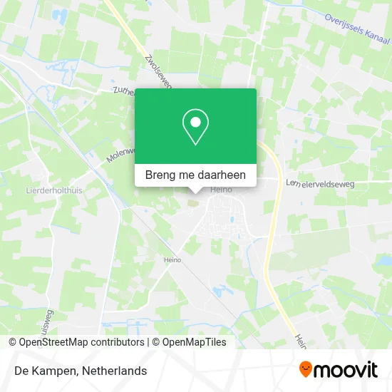 De Kampen kaart