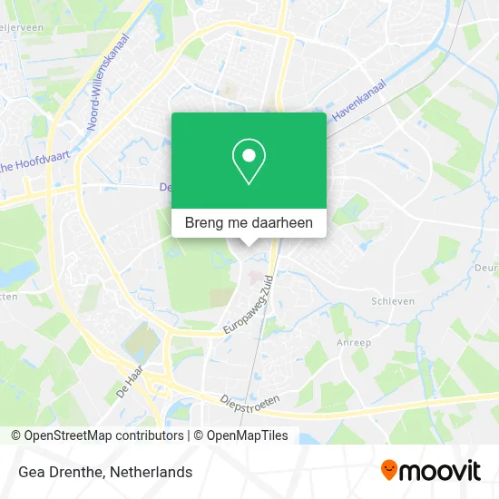 Gea Drenthe kaart