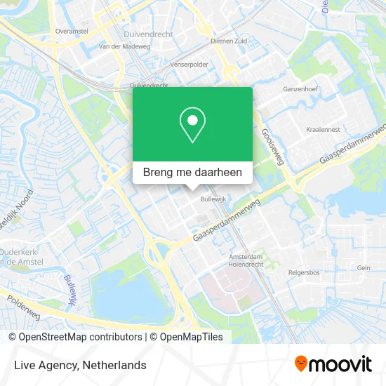 Live Agency kaart