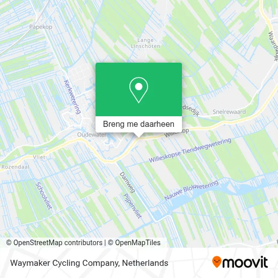 Waymaker Cycling Company kaart