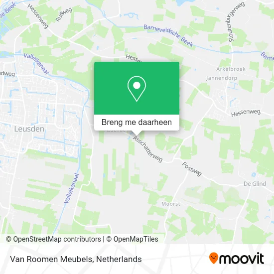 Van Roomen Meubels kaart