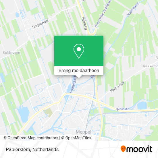 Papierklem kaart