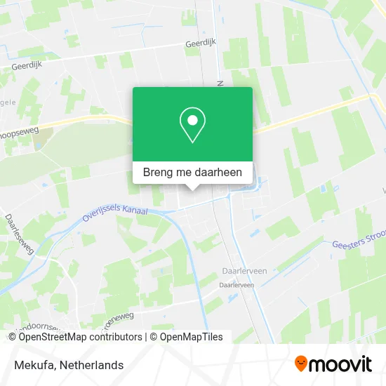 Mekufa kaart