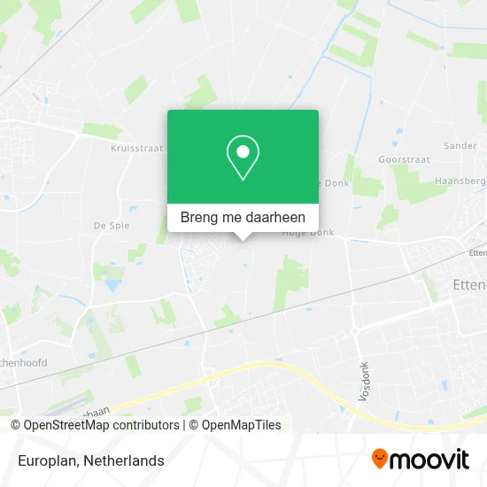 Europlan kaart