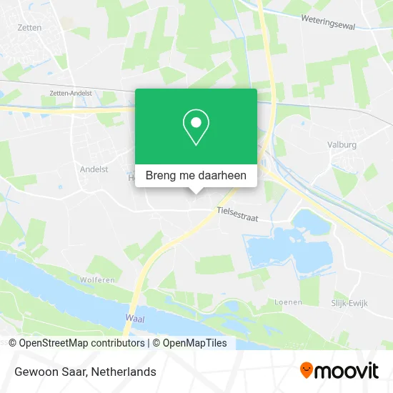 Gewoon Saar kaart