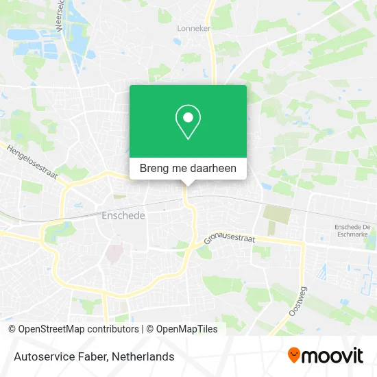 Autoservice Faber kaart