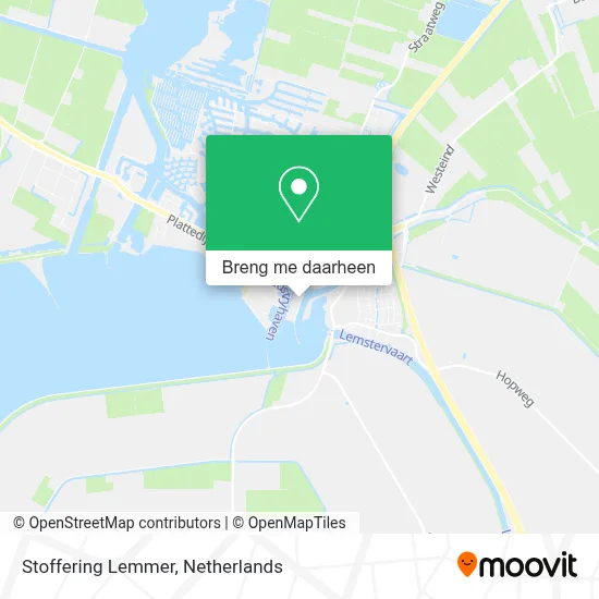 Stoffering Lemmer kaart