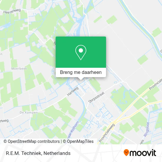 R.E.M. Techniek kaart