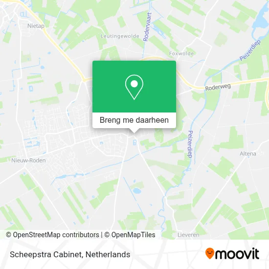 Scheepstra Cabinet kaart