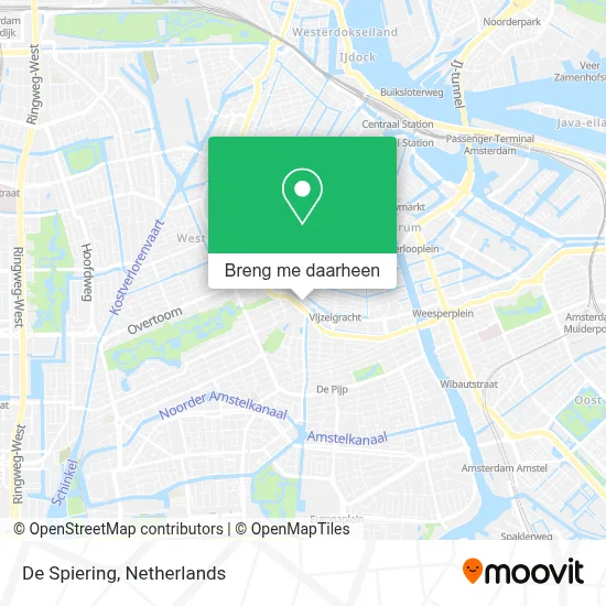 De Spiering kaart