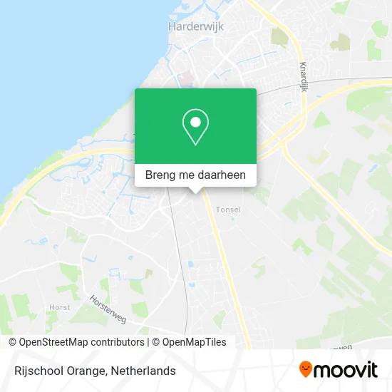 Rijschool Orange kaart