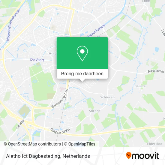 Aletho Ict Dagbesteding kaart