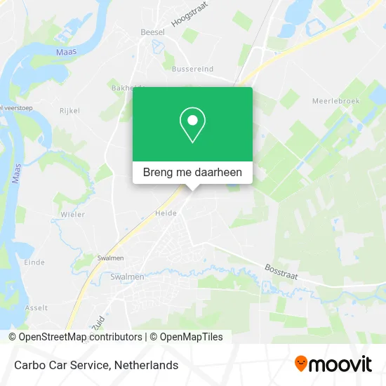 Carbo Car Service kaart