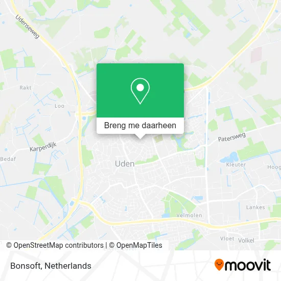 Bonsoft kaart