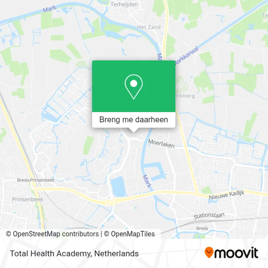 Total Health Academy kaart
