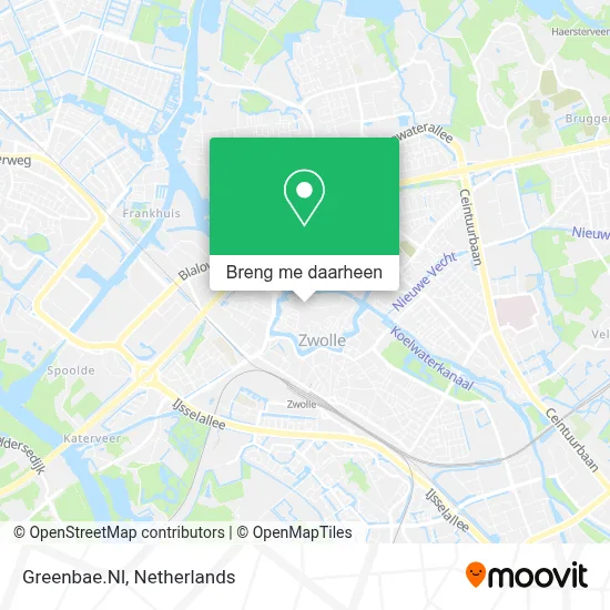 Greenbae.Nl kaart