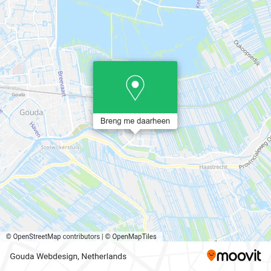 Gouda Webdesign kaart