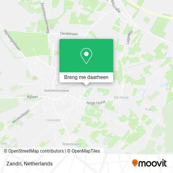 Zandri kaart
