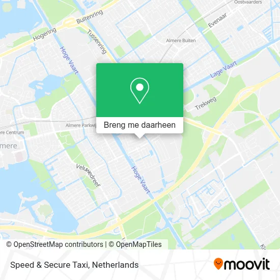 Speed & Secure Taxi kaart