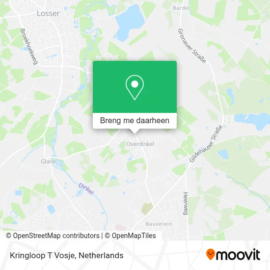 Kringloop T Vosje kaart