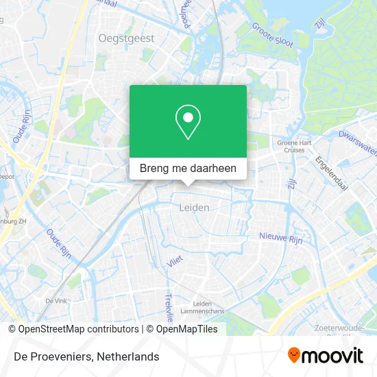 De Proeveniers kaart