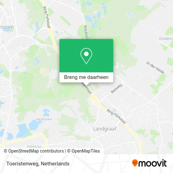 Toeristenweg kaart