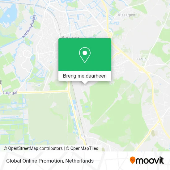 Global Online Promotion kaart