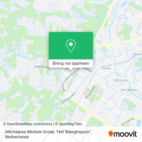 Alkmaarse Module Groep "Het Waeghspoor" kaart