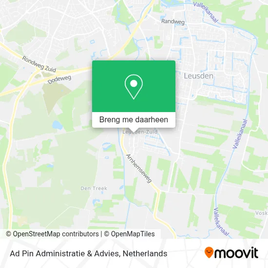 Ad Pin Administratie & Advies kaart