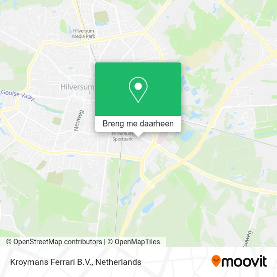 Kroymans Ferrari B.V. kaart