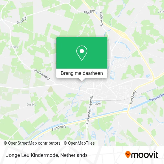 Jonge Leu Kindermode kaart