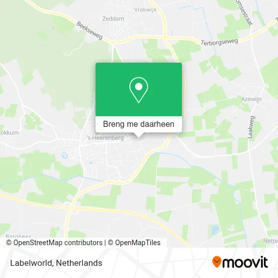 Labelworld kaart