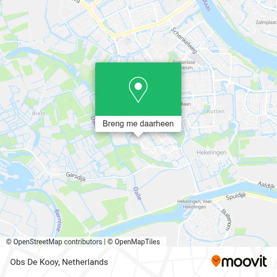 Obs De Kooy kaart