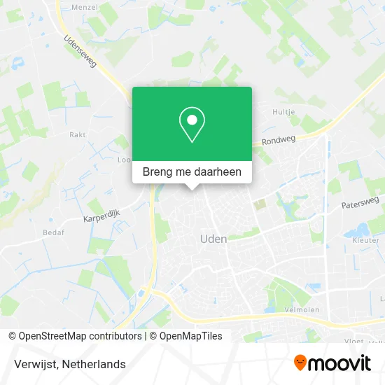 Verwijst kaart