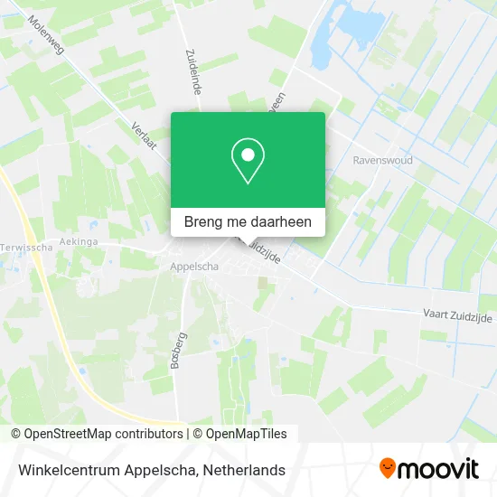 Winkelcentrum Appelscha kaart