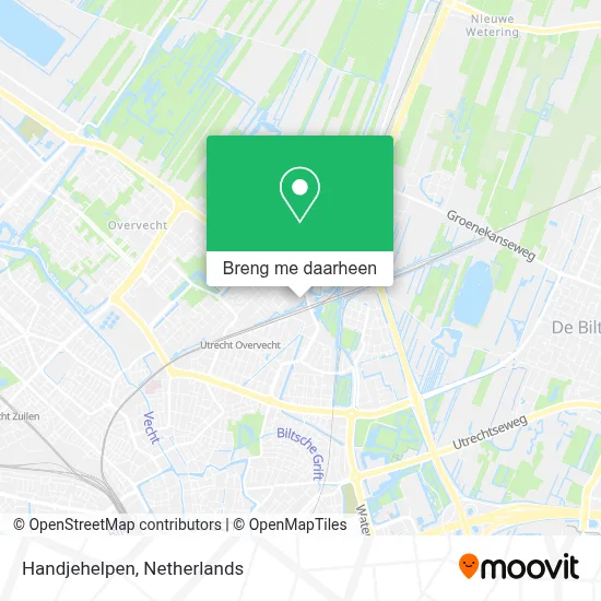 Handjehelpen kaart