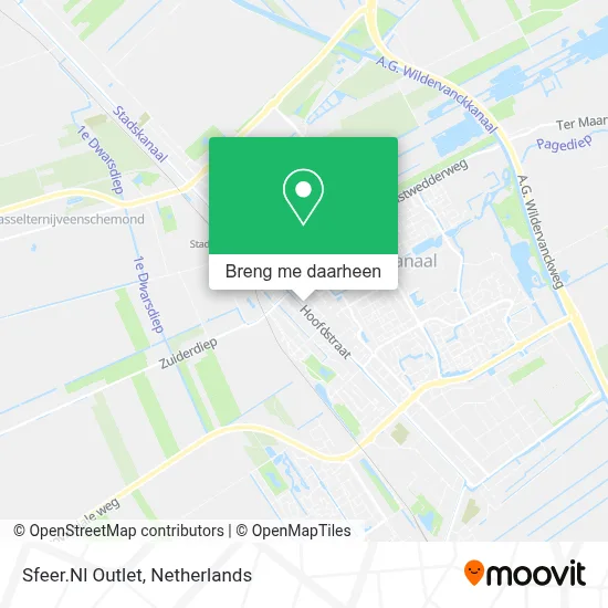 Sfeer.Nl Outlet kaart