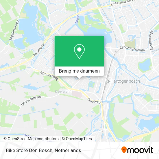 Bike Store Den Bosch kaart