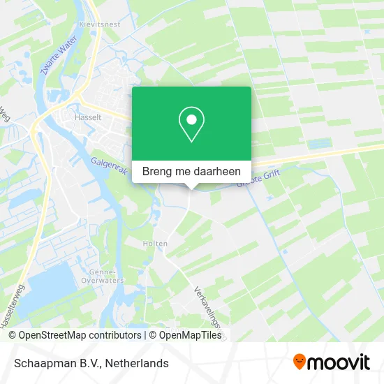 Schaapman B.V. kaart