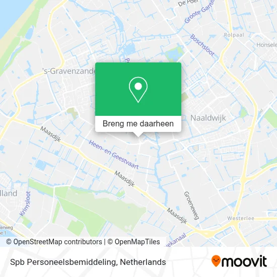 Spb Personeelsbemiddeling kaart