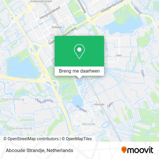 Abcoude Strandje kaart